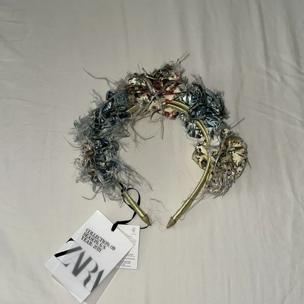 ZARA Kids | Ecru | FLORAL HEADBAND
